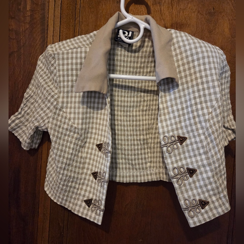 DJ & CO Crop Jacket- Size 8